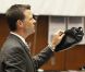 Procès de Conrad Murray, accusé d'homicide involontaire sur Michael Jackson, devant la cour supérieure de Los Angeles le 7 octobre 2011 - ici le procureur Walgren 