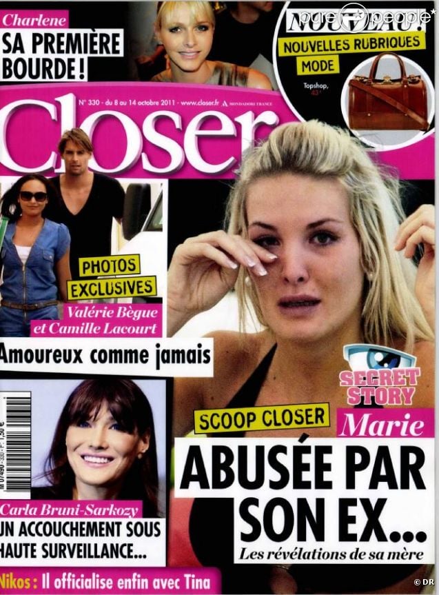 Closer en kiosques le 8 octobre 2011