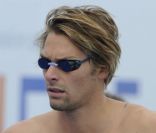 Camille Lacourt viril lors des championnats du monde de natation de Shanghai en juillet 2011