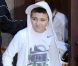 Rocco, le fils de Madonna, sort du Centre de la Kabbale le 8 octobre 2011 à New York