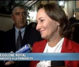 Ségolène Royal le 9 octobre 2011 devant son QG parisien