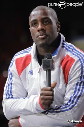 Teddy Riner le 23 septembre 2011 au Palais Omnisports de Paris-Bercy.