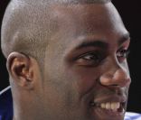 Teddy Riner le 23 septembre 2011 au Palais Omnisports de Paris-Bercy.