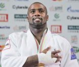 Teddy Riner le 27 août 2011 au Palais Omnisports de Paris-Bercy.