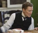 Glenn Close et le réalisateur Rodrigo Garcia sur le tournage d'Albert Nobbs