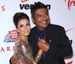 George Lopez et Eva Longoria lors de la soirée Padres contra el cancer, à Las Vegas, le 15 octobre 2011