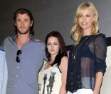 Charlize Theron le 23 juillet 2011 à San Diego pour présenter Prometheus.<br />