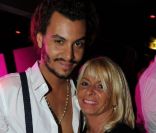 Daniel et sa maman de Secret Story 5 au Duplex à Paris le vendredi 14 octobre 2011