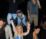 Rudy, Daniel, Aurélie, Sabrina, Ayem et Simon de Secret Story 5 au Métropolis à Rungis le samedi 15 octobre 2011