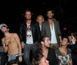 Daniel, Simon, Geof, Rudy, Ayem et Sabrina de Secret Story 5 au Métropolis à Rungis le samedi 15 octobre 2011