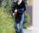  Ali Lohan d'une extrême maigreur, en arrivant chez sa soeur Lindsay à Venice, le 18 octobre 2011. 
