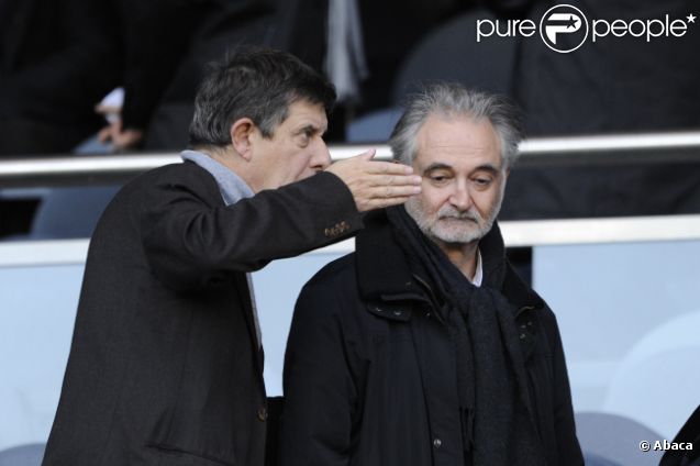Jacques Attali au Parc des Princes à Paris le 23 octobre 2011