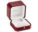 Solitaire Cartier d'Amour, platine, diamant pierre de centre taille brillant