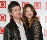 Noel Gallagher et son épouse Sarah lors des Q Awards à Londres le 24 octobre 2011
