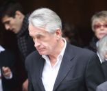 Gilbert Coullier aux obsèques de Roland Hubert, à Paris, le 18 octobre 2011.