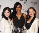 Selma Blair, Garcelle Beauvais et Rose McGowan lors de la soirée amfAR organisée à Los Angeles le 27 octobre 2011