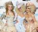 AnnaLynne McCord et ses soeurs se sont glissées dans la peau de Marie-Antoinette pour célébrer Halloween et par la même occasion, l'anniversaire de Rachel (au centre).Las Vegas, le 28 octobre 2011.