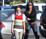 Mel B et ses deux filles Phoenix et Angel