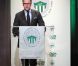 Le prince Daniel de Suède au Green Summit, dans l'auditorium de la Citybank, à New York, le 2 novembre 2011.