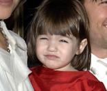 Tom Cruise avec Kathie Holmes et Suri Cruise