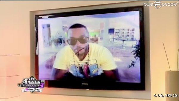 Mathieu dans son clip dans les Anges de la télé-réalité 3, jeudi 3 novembre 2011 sur NRJ 12