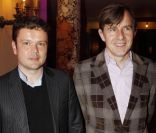 Jean-Michel Othoniel et Johan Creten lors de la représentation du ballet La Source à l'Opéra Garnier le 3 novembre 2011