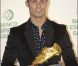 Cristiano Ronaldo reçoit le Soulier d'Or du meilleur buteur de l'année à Madrid le 4 novembre 2011