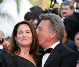 Séquence bisou à Cannes : Dustin Hoffman