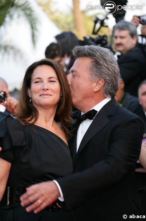 Séquence bisou à Cannes : Dustin Hoffman