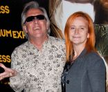 Gilbert Montagné et son épouse Nicole lors de l'avant-première de Rhum Express, le 8 novembre 2011, à Paris.