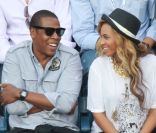 Jay-Z et sa femme Beyoncé à l\'US Open à New York le 12 septembre 2011
