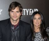Demi Moore et Ashton Kutcher en février 2009 à Los Angeles 