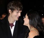 Demi Moore et Ashton Kutcher en février 2009 à Berlin 