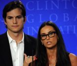 Demi Moore et Ashton Kutcher en septembre 2011 à New York