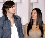 Demi Moore et Ashton Kutcher en janvier 2011 à Sao Paulo 