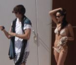 Demi Moore et Ashton Kutcher en janvier 2011 à Saint Barth 