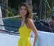 Lily Aldridge en shooting sur une plage de St Barth, le 15 novembre 2011