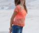 Lily Aldridge en shooting sur une plage de St Barth, le 15 novembre 2011