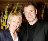 Pierre Sled et son épouse Sophie Davant en novembre 2007 au Georges V à Paris