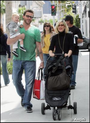 Tori Spelling en famille