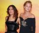 Virginie Efira et Salma Hayek, le 20 novembre 2011 à Paris.