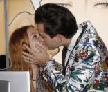 Joséphine de la Baume et son mari Mark Ronson lors de la soirée des 135 ans de la maison Lancel à Paris le 24 novembre 2011