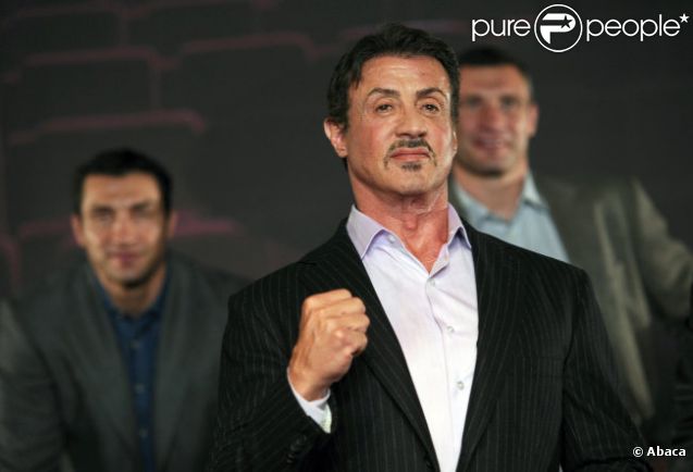 Sylvester Stallone le 20 novembre 2011 à Hambourg