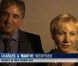 Charles et Marthe Wespiser, les parents de Delphine Wespiser, Miss France 2012, dans le reportage qui lui est accordé dans le JT de 20 Heures de TF1, présenté par Claire Chazal