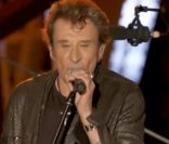 Johnny Hallyday donne un concert privé à la Tour Eiffel pour Live@Home, le samedi 3 décembre 2011.