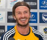 David Beckham était tout sourire en conférence de presse le 5 décembre 2011 à Melbourne