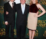 Asa Butterfield, Martin Scorsese et Chloe Moretz lors de l'avant-première du film Hugo Cabret le 6 décembre 2011