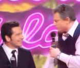 Laurent Gerra avec un Jacques Martin fictif dans l'émission Laurent Gerra ne s'interdit rien, diffusée le samedi 10 décembre 2011 sur TF1.