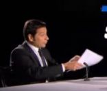 Laurent Gerra et Virginie Lemoine, dans la peau de DSK et Anne Sinclair, dans l'émission Laurent Gerra ne s'interdit rien, diffusée le samedi 10 décembre 2011 sur TF1.