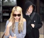 Peaches Geldof et son premier mari Max Drummey, à Londres, le 21 août 2008.